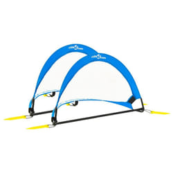 vidaXL 2x Children Football Goal Set with Storage Bag Pop-up Goal Multi Sizes - 75.5 x 46 x 48 cm