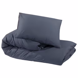 vidaXL 1/2x Duvet Cover Set Light-weight Microfiber Multi Colours Multi Sizes - Anthracite, 200 x 200 cm + 65 x 65 cm - Additional view 4