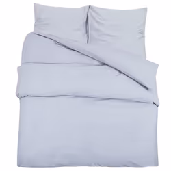 vidaXL 1/2x Duvet Cover Set Light-weight Microfiber Multi Colours Multi Sizes - Grey, 200 x 200 cm + 65 x 65 cm