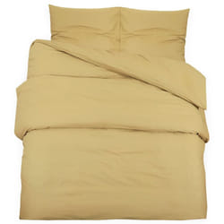vidaXL 1/2x Duvet Cover Set Light-weight Microfiber Multi Colours Multi Sizes - Taupe, 200 x 200 cm + 60 x 70 cm