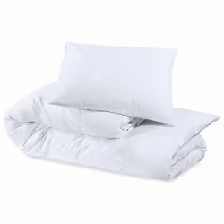 vidaXL 1/2x Duvet Cover Set Light-weight Microfiber Multi Colours Multi Sizes - white, 140 x 200 cm + 60 x 70 cm/ 1 pcs - Additional view 4