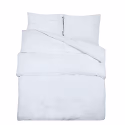 vidaXL 1/2x Duvet Cover Set Light-weight Microfiber Multi Colours Multi Sizes - White, 240 x 220 cm + 60 x 70 cm