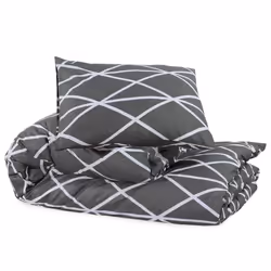 vidaXL 1/2x Duvet Cover Set Cotton Duvet Slipcover Sheet Multi Colours/Sizes - 140 x 200 cm + 65 x 65 cm/ 1 pcs - Additional view 4