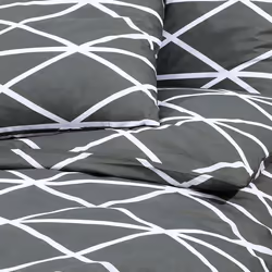 vidaXL 1/2x Duvet Cover Set Cotton Duvet Slipcover Sheet Multi Colours/Sizes - 140 x 200 cm + 65 x 65 cm/ 1 pcs - Additional view 5