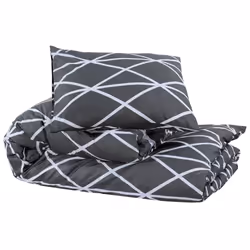 vidaXL 1/2x Duvet Cover Set Cotton Duvet Slipcover Sheet Multi Colours/Sizes - 220 x 240 cm + 65 x 65 cm/ 1 pcs - Additional view 2