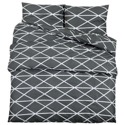 vidaXL 1/2x Duvet Cover Set Cotton Duvet Slipcover Sheet Multi Colours/Sizes - 200 x 200 cm + 80 x 80 cm