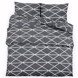 vidaXL 1/2x Duvet Cover Set Cotton Duvet Slipcover Sheet Multi Colours/Sizes - 140 x 200 cm + 50 x 75 cm