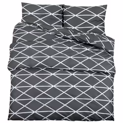 vidaXL 1/2x Duvet Cover Set Cotton Duvet Slipcover Sheet Multi Colours/Sizes - 260 x 220 cm + 50 x 75 cm