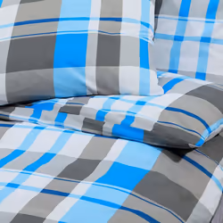 vidaXL 1/2x Duvet Cover Set Cotton Duvet Slipcover Sheet Multi Colours/Sizes - 220 x 240 cm + 65 x 65 cm - Additional view 5
