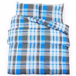 vidaXL 1/2x Duvet Cover Set Cotton Duvet Slipcover Sheet Multi Colours/Sizes - 200 x 220 cm + 80 x 80 cm