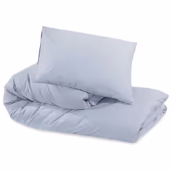 vidaXL 1/2x Duvet Cover Set Cotton Duvet Slipcover Sheet Multi Colours/Sizes - Grey, 200 x 220 cm + 80 x 80 cm - Additional view 4