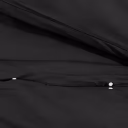 vidaXL 1/2x Duvet Cover Set Cotton Duvet Slipcover Sheet Multi Colours/Sizes - Black, 240 x 220 cm + 60 x 70 cm - Additional view 6