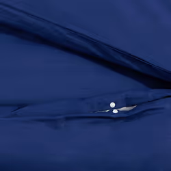 vidaXL 1/2x Duvet Cover Set Cotton Duvet Slipcover Sheet Multi Colours/Sizes - Navy blue, 140 x 200 cm + 60 x 70 cm - Additional view 6