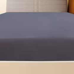 vidaXL 1/2x Jersey Fitted Sheet Cotton Bedding Blanket Multi Colours/Sizes - Anthracite, 90 x 200 cm/2 - Additional view 2