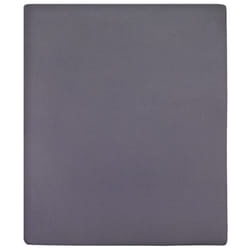 vidaXL 1/2x Jersey Fitted Sheet Cotton Bedding Blanket Multi Colours/Sizes - Anthracite, 100 x 200 cm/2