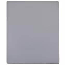 vidaXL 1/2x Jersey Fitted Sheet Cotton Bedding Blanket Multi Colours/Sizes - Grey, 100 x 200 cm/1