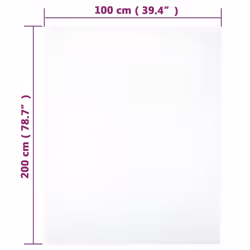 vidaXL 1/2x Jersey Fitted Sheet Cotton Bedding Blanket Multi Colours/Sizes - White, 100 x 200 cm/1