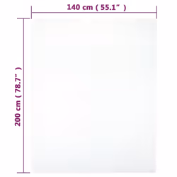 vidaXL 1/2x Jersey Fitted Sheet Cotton Bedding Blanket Multi Colours/Sizes - White, 140 x 200 cm/1