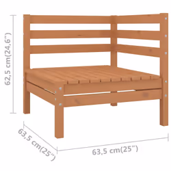 VidaXL 806585 outdoor bench Wood - Additional view 6