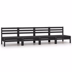 VidaXL 806596, Black, Wood, Adults & Children, 635 mm, 635 mm, 625 mm
