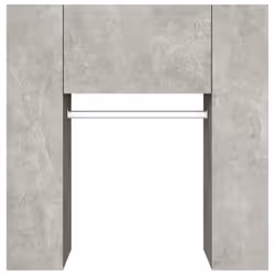 vidaXL 1/2x Hallway Cabinets Engineered Wood Indoor Furniture Multi Colours - High gloss white - Additional view 7