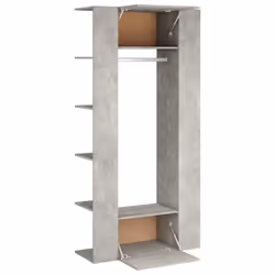 vidaXL 1/2x Hallway Cabinets Engineered Wood Indoor Furniture Multi Colours - High gloss white - Additional view 8