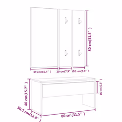 VidaXL 3082056 indoor bench - Additional view 8