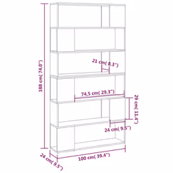 VidaXL 3082071 living room bookcase - Additional view 8