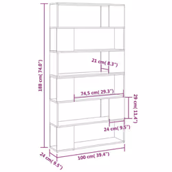 VidaXL 3082074 living room bookcase - Additional view 8