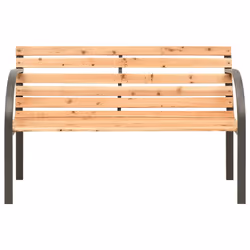 VidaXL 317119 outdoor bench Wood, Steel
