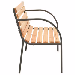 VidaXL 317119 outdoor bench Wood, Steel