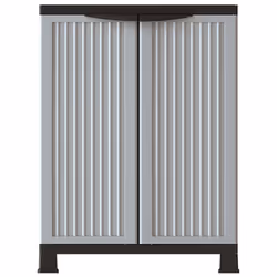 vidaXL Plastic Cabinet Home Organiser Storage Locker Rack Cabinet Cupboard - Additional view 5