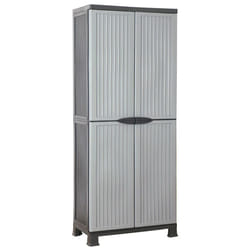 vidaXL Plastic Cabinet Home Organiser Storage Locker Rack Cabinet Cupboard