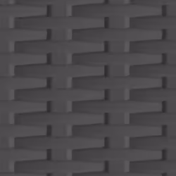 vidaXL Plastic Cabinet Rattan Design Home Organiser Storage Locker Cabinet - Additional view 2