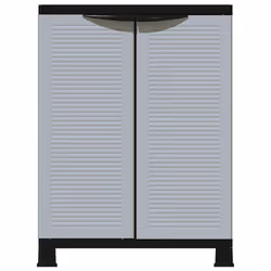 vidaXL Plastic Cabinet Home Organiser Storage Locker Rack Cabinet Cupboard - Additional view 5