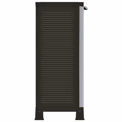 vidaXL Plastic Cabinet Home Organiser Storage Locker Rack Cabinet Cupboard - Additional view 6