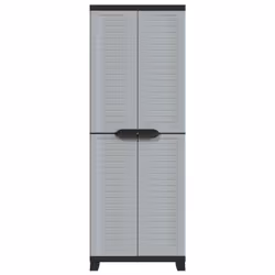 vidaXL Plastic Cabinet Home Organiser Storage Locker Rack Cabinet Cupboard - Additional view 5