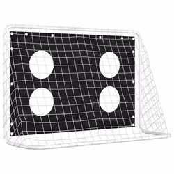 vidaXL Soccer Goal Training Net Steel Football Training Goal with Aiming Wall - Additional view 4