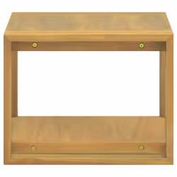 vidaXL Bathroom Cabinet Washroom Sink Unit Basin Cupboard Solid Wood Teak - brown, 45 x 45 x 35 cm - Additional view 2