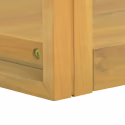 vidaXL Bathroom Cabinet Washroom Sink Unit Basin Cupboard Solid Wood Teak - brown, 45 x 45 x 35 cm - Additional view 4
