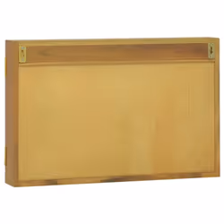 vidaXL Solid Wood Teak Mirror Cabinet Wooden Bathroom Wall Mirror Cabinet - Additional view 4