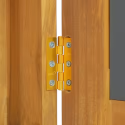 vidaXL Solid Wood Teak Mirror Cabinet Wooden Bathroom Wall Mirror Cabinet - Additional view 6