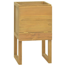 vidaXL Bathroom Cabinet Washroom Sink Unit Basin Cupboard Solid Wood Teak - 45 x 45 x 75 cm
