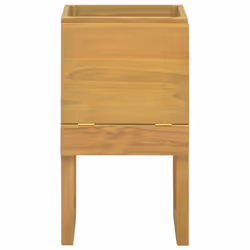vidaXL Bathroom Cabinet Washroom Sink Unit Basin Cupboard Solid Wood Teak - 45 x 45 x 75 cm