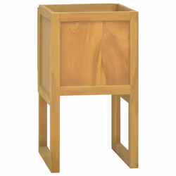 vidaXL Bathroom Cabinet Washroom Sink Unit Basin Cupboard Solid Wood Teak - 45 x 45 x 75 cm - Additional view 4