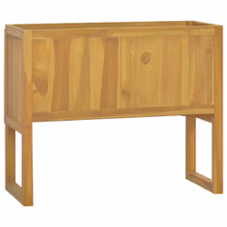 vidaXL Bathroom Cabinet Washroom Sink Unit Basin Cupboard Solid Wood Teak - 90 x 45 x 75 cm - Additional view 4