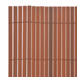 vidaXL Double-Sided Garden Fence Brown Porch Blind Windbreak Privacy Screen - Additional view 4