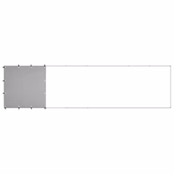 vidaXL Dog Kennel Silver Steel Puppy Enclosure Outdoor Dog Supplies Runs Cage - Additional view 3