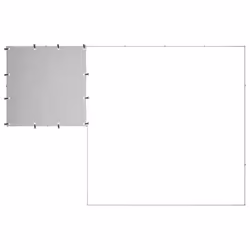 vidaXL Dog Kennel Silver Steel Puppy Enclosure Outdoor Dog Supplies Runs Cage - Additional view 3