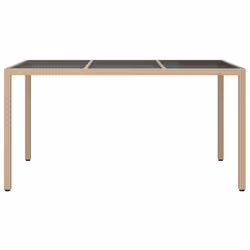VidaXL 316710 outdoor table Black, Beige